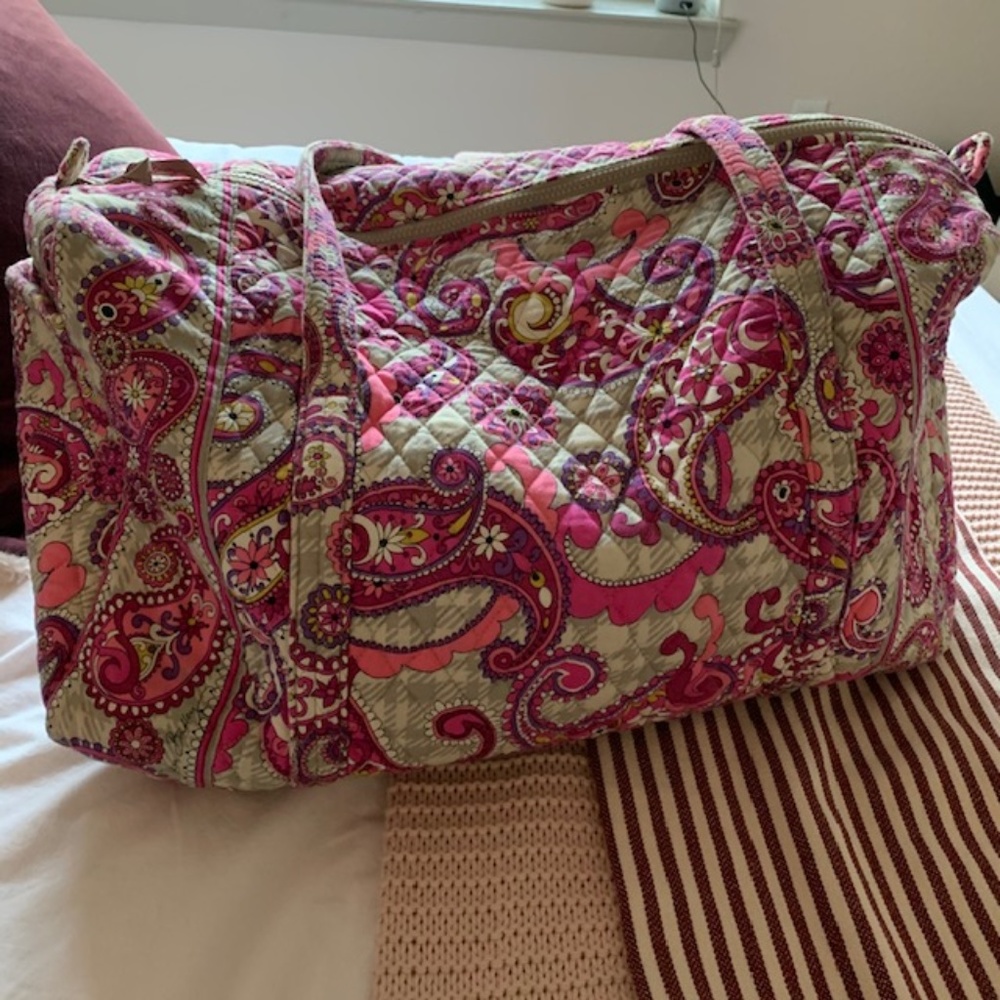 Vera Bradley large weekender - Paisley Meets Plaid